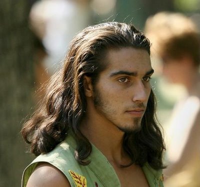 long hair model male. long hair styles 2011 male.